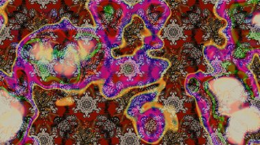 Şatafatlı bahar bahçesi dokusu. Çiçek deseni. Raster illüstrasyonu. Çiçek çizimi arkaplanı.