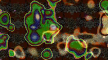 Küçük çiçekteki sevimli çiçek deseni. Varicolo Raster çizimi. Birçok soyut çiçekli tropikal çizim deseni.