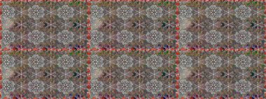 Doğal kozmetik ürünleri, parfüm, çiçekçi dükkanı için bahar ihalesi tasarımı. Paket kağıdı için en iyisi. Karşılama ya da düğün geçmişi olarak kullanılabilir. Gri ve kahverengi lale çiçekleriyle pürüzsüz bir desen..