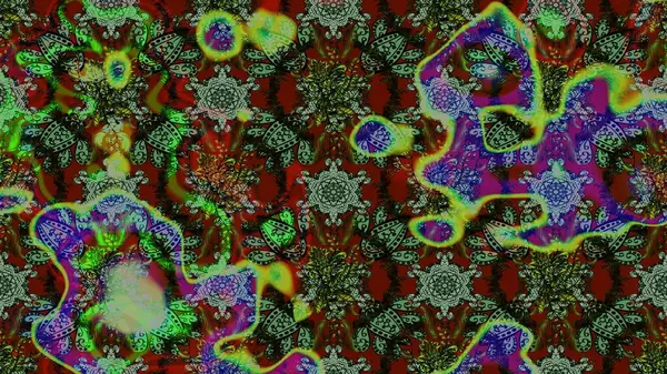 Eskiz geçmişi. Tomurcukları papatya çiçekleri olan sevimli bir çiçek deseni. Eski usul. Raster illüstrasyonu. Miles Fleur, süslü püslü bir süs. Kumaş, tekstil ve duvar kağıdı baskısı için..