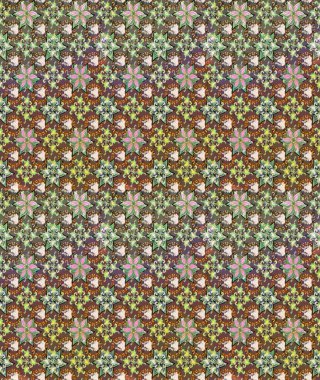 Renkli Bahar Teması eskiz kalıbı. Düz Çiçek Elementleri Tasarımı. Kahverengi ve nötr renklerde çiçekler. Çiçekle çizim deseni.