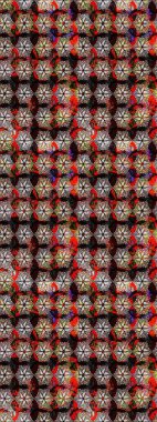 Çiçek arkaplan. Güzel kumaş deseni. Çizim raster deseni.