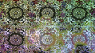 Damask arkaplanı tekerrür ediyor. Barok tarzında altın çiçek süsü. Tarafsız renklerde altın element. Antika altın tekrarlanabilir duvar kağıdı.