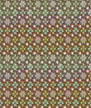 Renkli Bahar Teması eskiz kalıbı. Düz Çiçek Elementleri Tasarımı. Kahverengi ve nötr renklerde çiçekler. Çiçekle çizim deseni.