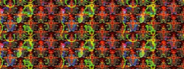 Şatafatlı bahar bahçesi dokusu. Flower eskiz arka planı. Çiçek deseni. Raster illüstrasyonu.