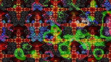 Anti-stres için soyut örnek sayfası. Siyah ve kahverengi renklerde. Raster illüstrasyonu.