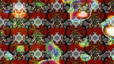 Çizgi çizimi kalıbı. Şirin çiçekler. Raster Moda kumaş deseni.