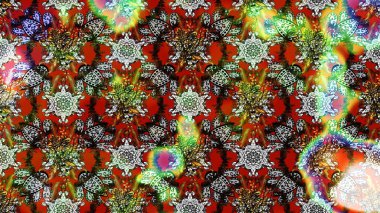 Eskiz modeli etnik tasarım. Yatak çarşafları, ceket, paket tasarımı, kumaş ve moda kavramları için tekstil baskısı. Çiçekleri, deniz kabukları, mandalaları ve suluboya efektleri olan deniz altyapısı.