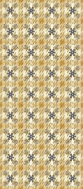 Doğulu stil, altın elementlerle bej, nötr ve gri renklerde altın desenli arabesk yapar. Kusursuz kıvırcık saçlar. Raster altın desen.