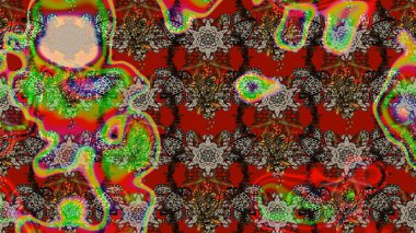 Sabıka fotoğraflarında, bebek kıyafetlerinde, duvar kâğıtlarında, paket kutularında falan kullanılabilir. Zarif, parlak ve eskiz çiçek deseni tasarımı.