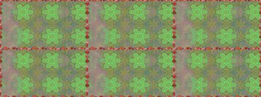 Yeşil ve nötr renklerde çiçekler. Küçük çiçekte sevimli çiçek deseni var..