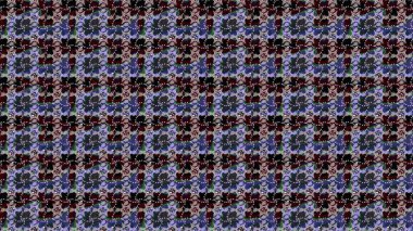 Raster illüstrasyonu. Asya tekstil tarzında. Tarafsız ve kahverengi renkte çiçekler. Kusursuz çiçek deseni. Raster illüstrasyonu.