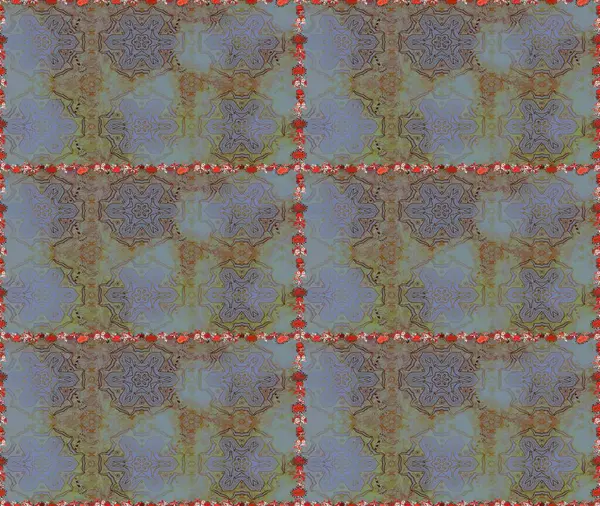 Ultraviyole kumaş deseni. Organik motif arka planı. Raster illüstrasyonu. Kusursuz desen.