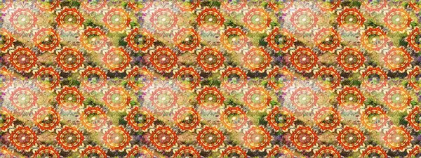 Barok tarzında altın çiçekli süs. Turuncu renklerde altın element. Altın çiçekli, pürüzsüz desen. Damask arkaplanı.