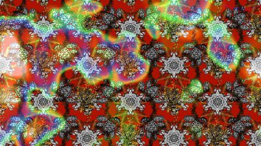 Eski usul. Tomurcukları çiçek olan sevimli bir çiçek deseni. Kumaş, tekstil, duvar kağıdı baskısı için. Raster. Eskiz geçmişi. Raster illüstrasyonu.