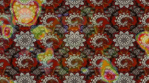 Küçük çiçekte güzel bir desen. Çiçekli bahar çiçekleri. Motley illüstrasyonu. Küçük renkli çiçekler. Moda baskıları için zarif bir şablon.