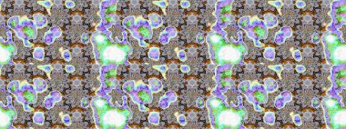 Gri renklerde bahar çiçekleri. Raster illüstrasyonu. Raster çiçek desenli ve çiçekli..