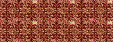 Doğu tarzı arabesk. Raster illüstrasyonu. Kusursuz altın desenli bukleler. Altın elementli kırmızı renkler. Raster altın desen.