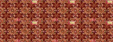 Doğu tarzı arabesk. Raster illüstrasyonu. Kusursuz altın desenli bukleler. Altın elementli kırmızı renkler. Raster altın desen.