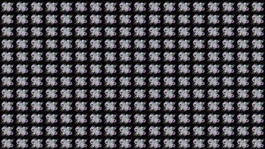 Küçük çiçekteki sevimli çiçek deseni. Siyah renkte çiçekler.