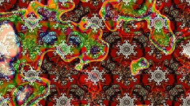 Tekstil, duvar kâğıdı, kapaklar, yüzey, baskı, hediye paketi, hatıra defteri, dekupaj. Küçük yabani çiçeklerdeki halk modelini çiz. Taşralı şıklığı. Liberty style millefleurs.