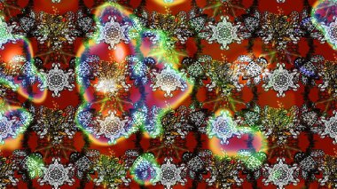 Raster illüstrasyonundaki çiçek desenli çizim. Suluboya tarzında kahverengi ve gri renkte çiçekler.