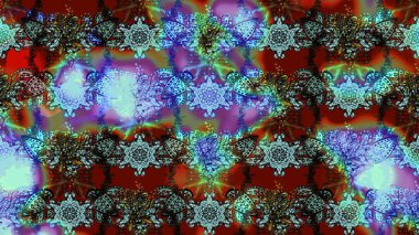 Sevimli çiçek raster deseni. Düz Çiçek Elementleri Tasarımı. Renkli Yaz Temalı eskiz kalıbı. Modaya uygun kumaş deseni.