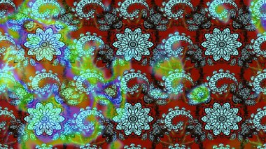 Şirin çiçekli, desenli, rengarenk eskiz deseni. Tekstil için suluboya eskiz deseni. El çizimi çiçek çizimi deseni (fayans)).