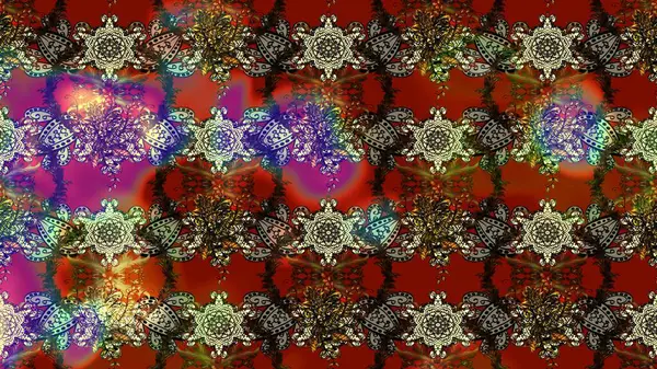 Raster illüstrasyonu. Egzotik çiçekler, kahverengi, kırmızı ve gri renkler üzerine botanik, parlak klasik doğa. Klasik tropikal doğal elementlerin suluboya seti.