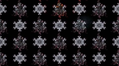 Raster illüstrasyonu. Siyah renklerde. Çiçekli güzel suluboya desen.