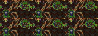 Raster illüstrasyonu. Modaya uygun kumaş deseni. Küçük çiçekteki sevimli çiçek deseni. Tony 'nin kumaş desenini çiz.