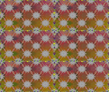 Raster güzel kumaş deseni. Soyut zerafet çiçek arka plan ile seamless modeli.