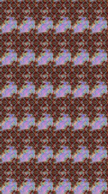 El çizimi. Raster illüstrasyonu. Güzel kumaş deseni. Çiçekler, dallar, otlar ve çiçekler.