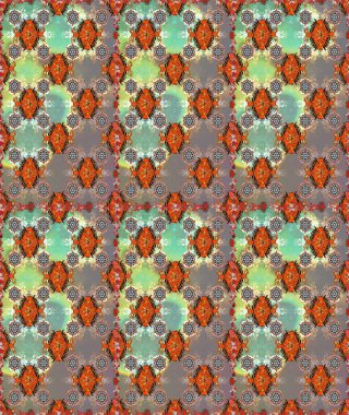 Modaya uygun kumaş deseni. Sevimli çiçek raster deseni. Renkli Yaz Temalı Kusursuz Arkaplan. Düz Çiçek Elementleri Tasarımı.