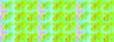 Hediye ambalaj kağıdı, tebrik kartları, posterler ve pankart tasarımı. Yeşil ve nötr renklerde çiçekler. Raster düz çiçek çizim deseni.