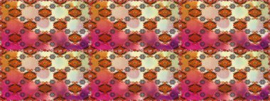 Motley illüstrasyonu. Bej ve turuncu çiçekli bahar çiçekleri. Küçük renkli çiçekler. Küçük çiçekte güzel bir desen. Moda baskıları için zarif bir şablon.