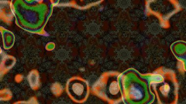 Yumuşak, bahar çiçekleri kahverengi ve gri renklerde. Raster illüstrasyonu. Raster çiçekleri klasik tarzda çizilmiş. Çiçekli yumuşak çizim deseni.