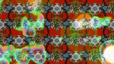 Dekorasyon ve tasarım için güzel bir desen. Eski model. Suluboya çizim kalıbı. Raster illüstrasyonu. Çiçeğin suluboya çizimlerinin mükemmel deseni. Moda yazdırma.