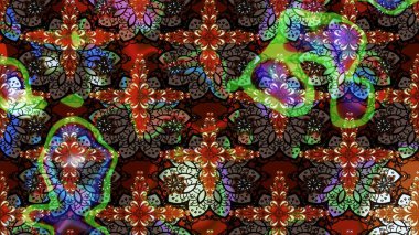 Yapraklı çizim şekli. Davetiye ve kartpostal tasarımı için dekoratif çiçek unsurları. Poster ya da kapak için arka plan. Tekstil için figür. Sevimli zarif çiçekler Raster illüstrasyonu.