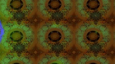 Kahverengi ve yeşil renklerde. Çiçek arkaplan. Raster illüstrasyonu. Suluboya çiçek buketi. Çiçekli tebrik kartı. Doğum günü kartı ya da düğün davetiyesi.