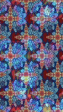 Yumuşak, bahar çiçekli arka plan. Mavi ve nötr renklerde çiçekler. Raster çiçek desenli ve çiçekli..