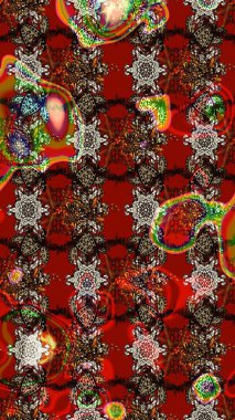 Çizim çiçek deseni duvar kağıdı, web sitesi arka planı, ambalaj kağıdı, davetiye, broşür, afiş veya web sitesi için kullanılabilir. Karalama elementleri. El çizimi Raster illüstrasyonu.