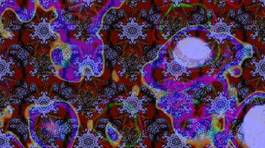 Yumuşak, bahar çiçekleri menekşe ve kahverengi renklerde. Raster illüstrasyonu. Çiçekli yumuşak bir eskiz şekli. Raster çiçekleri klasik tarzda resmedilir..