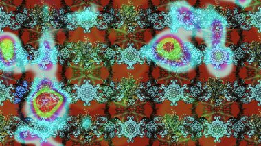 Tekstil veya kitap kapakları, imalat, duvar kağıtları, baskı, hediye paketi ve yapıştırma kitabı için çiçek eskizi geçmişi. Küçük çaplı çiçeklerdeki basit şirin desenler. Raster illüstrasyonu.