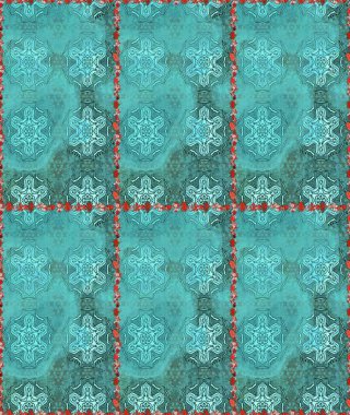 Raster Hip kumaş deseni. Kusursuz Vintage Çiçek Deseni.