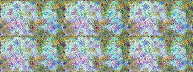 Duvar kağıdı, web sitesi arka planı, ambalaj kağıdı, davetiye, broşür, afiş veya web sitesi için kusursuz çiçek deseni kullanılabilir. Karalama elementleri. El çizimi Raster illüstrasyonu.