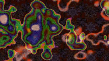 Raster suluboya çiçek deseni, narin çiçekler, kahverengi ve yeşil çiçekler, tebrik kartı şablonu. Güzel kumaş deseni.