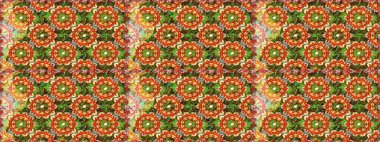 Raster illüstrasyonu. Oriental raster klasik kahverengi ve altın desenli. Kusursuz soyut arkaplan.