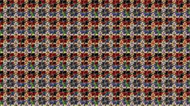 Çizim raster deseni. Güzel kumaş deseni. Çiçek arka planı.