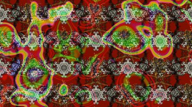 Tekstil, kumaş, kapaklar, duvar kağıtları, baskı, naylon, koleksiyon defteri, örgü, dekupaj için güzel bir eskiz. Küçük kahverengi ve kırmızı çiçeklerle oldukça kaliteli besin torbası deseni.